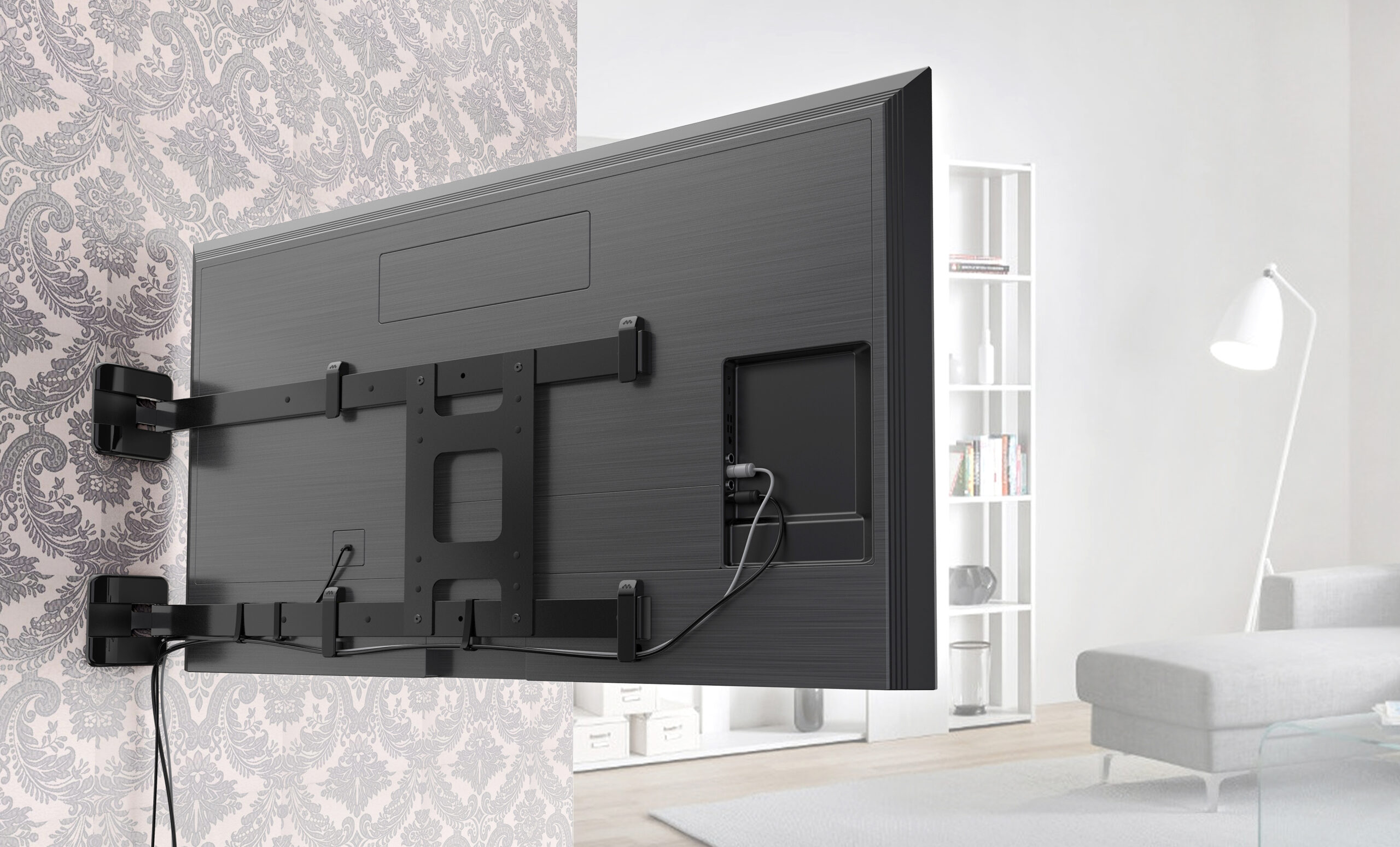 MELICONI - Support mural TV MELICONI orientable FLAG TV - TV 49-82p